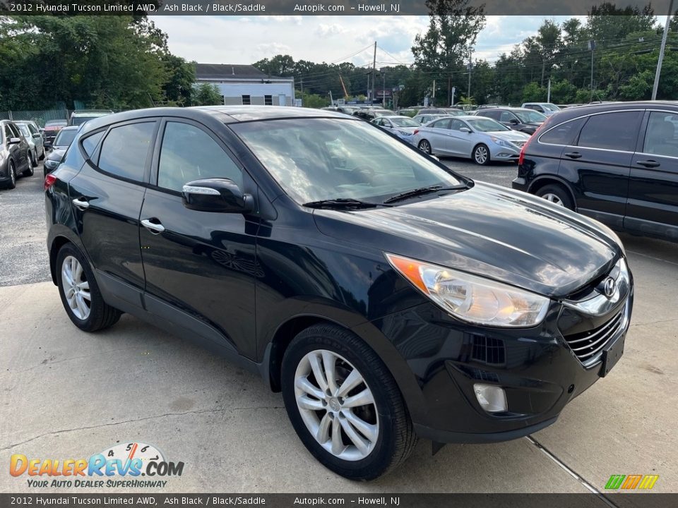 2012 Hyundai Tucson Limited AWD Ash Black / Black/Saddle Photo #2