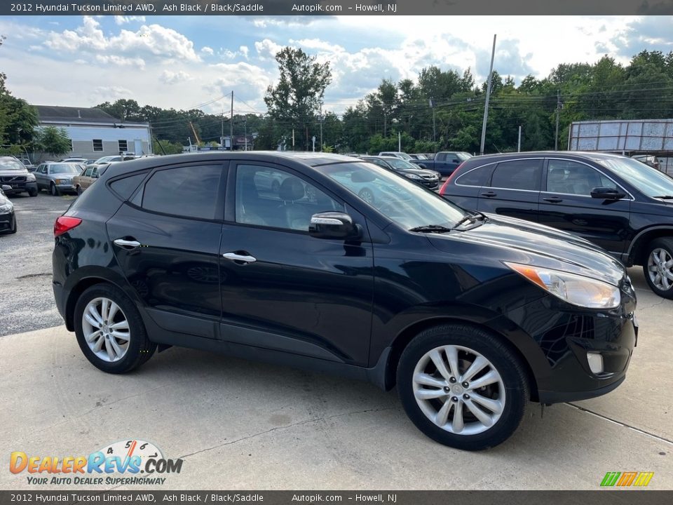 2012 Hyundai Tucson Limited AWD Ash Black / Black/Saddle Photo #3