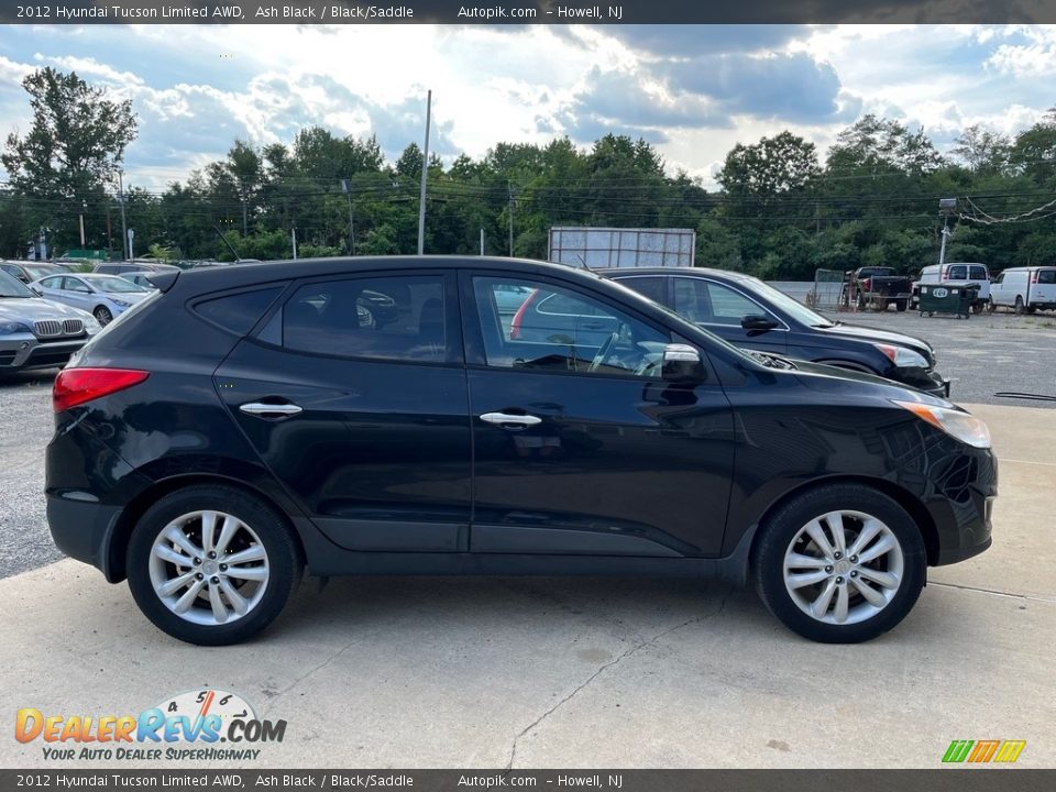 2012 Hyundai Tucson Limited AWD Ash Black / Black/Saddle Photo #4