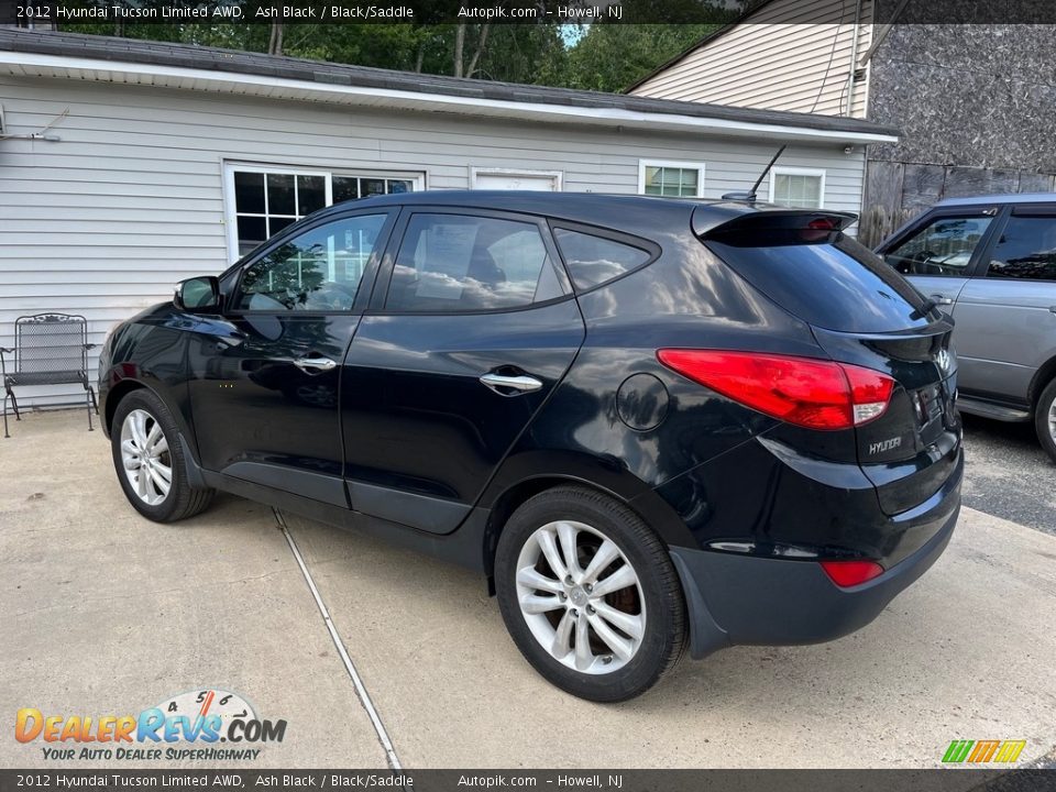 2012 Hyundai Tucson Limited AWD Ash Black / Black/Saddle Photo #9