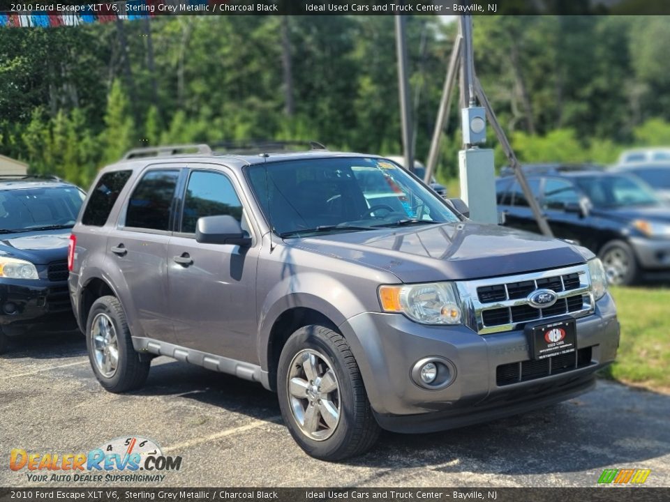 2010 Ford Escape XLT V6 Sterling Grey Metallic / Charcoal Black Photo #1