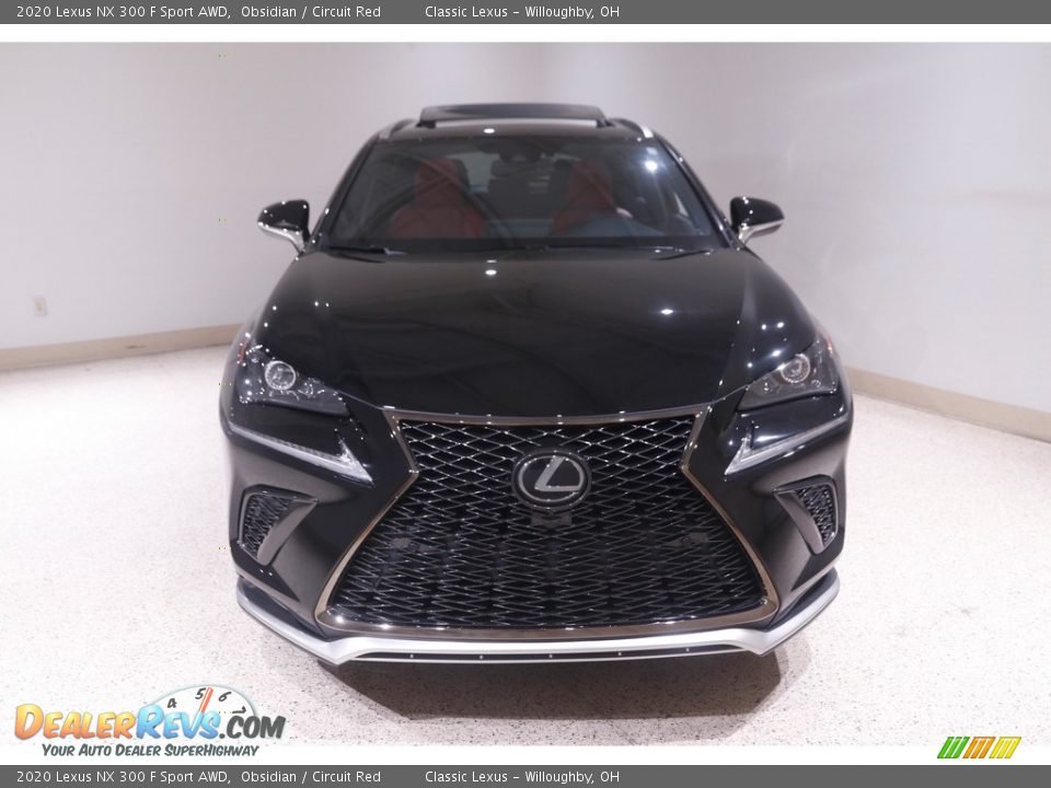 2020 Lexus NX 300 F Sport AWD Obsidian / Circuit Red Photo #2