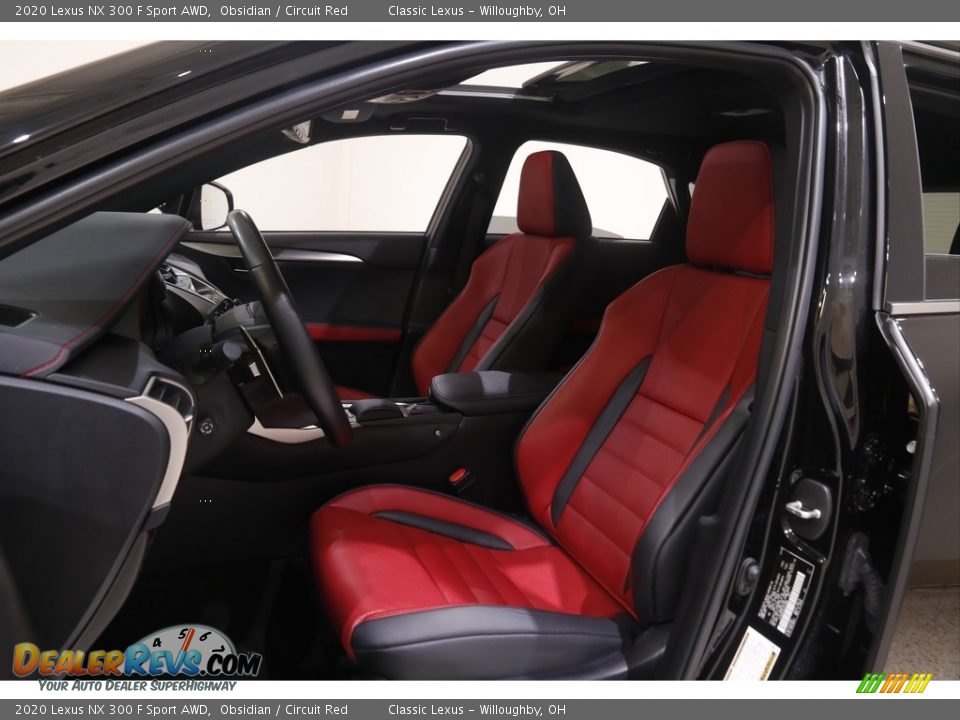 Front Seat of 2020 Lexus NX 300 F Sport AWD Photo #5