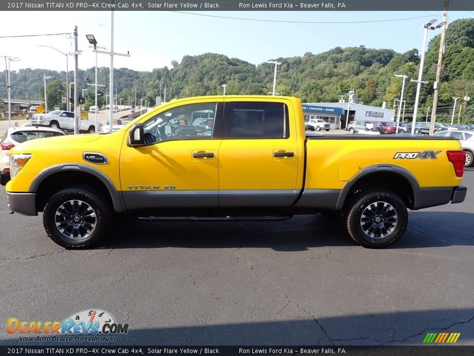 Solar Flare Yellow 2017 Nissan TITAN XD PRO-4X Crew Cab 4x4 Photo #5
