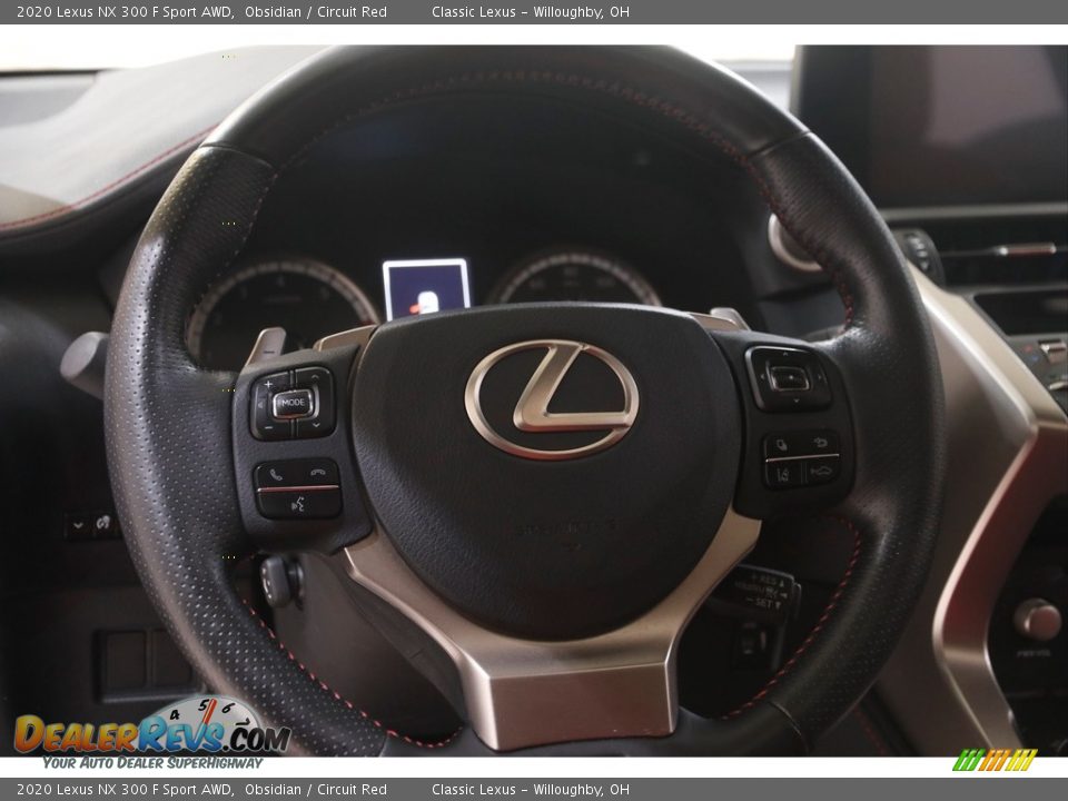 2020 Lexus NX 300 F Sport AWD Steering Wheel Photo #7