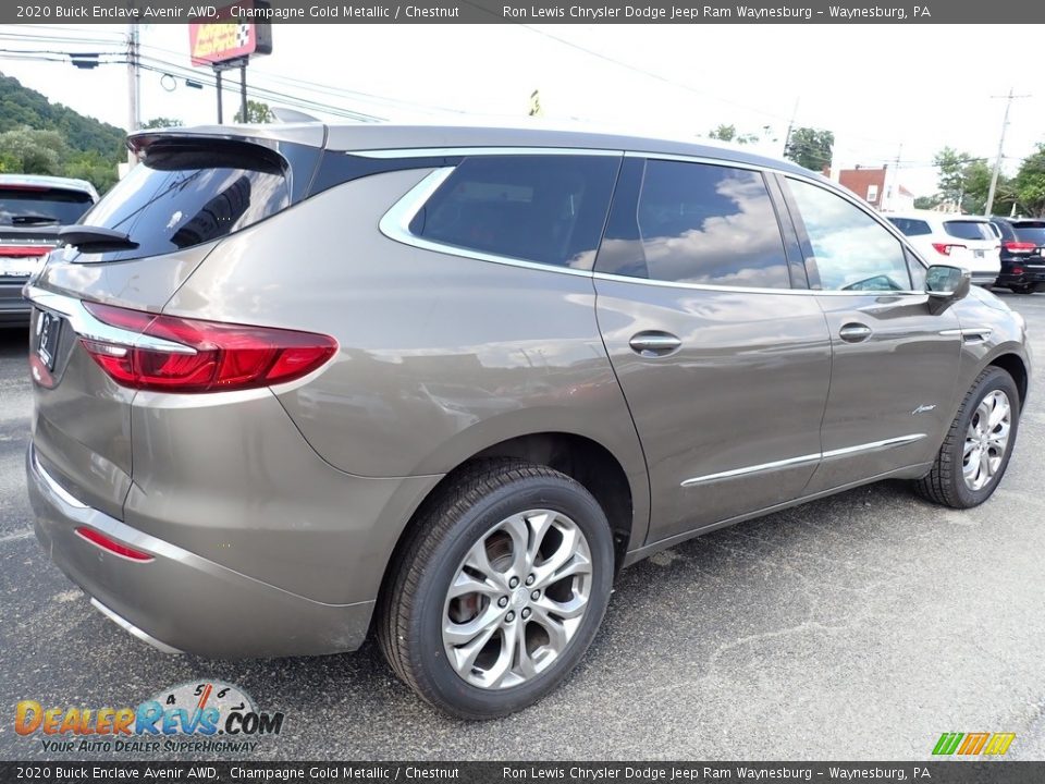 2020 Buick Enclave Avenir AWD Champagne Gold Metallic / Chestnut Photo #6