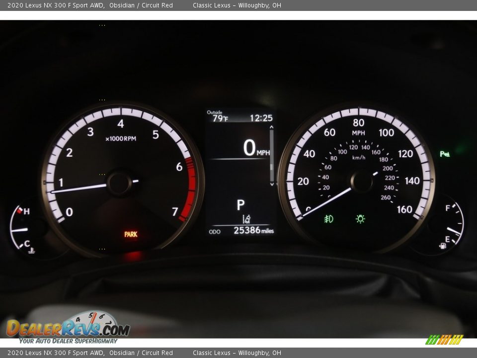 2020 Lexus NX 300 F Sport AWD Gauges Photo #8