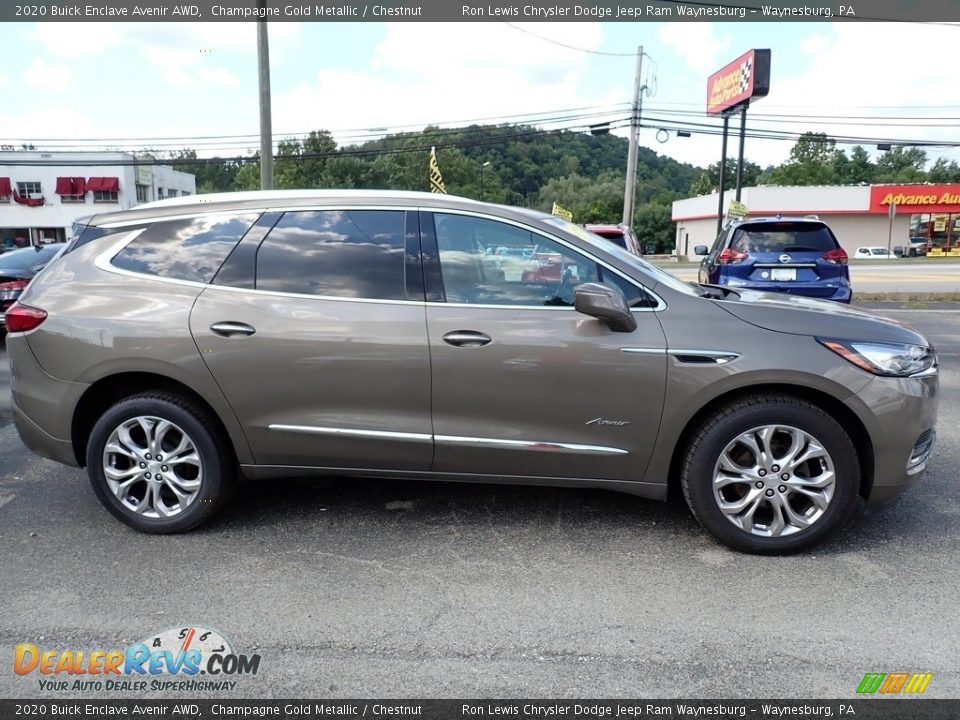 2020 Buick Enclave Avenir AWD Champagne Gold Metallic / Chestnut Photo #7