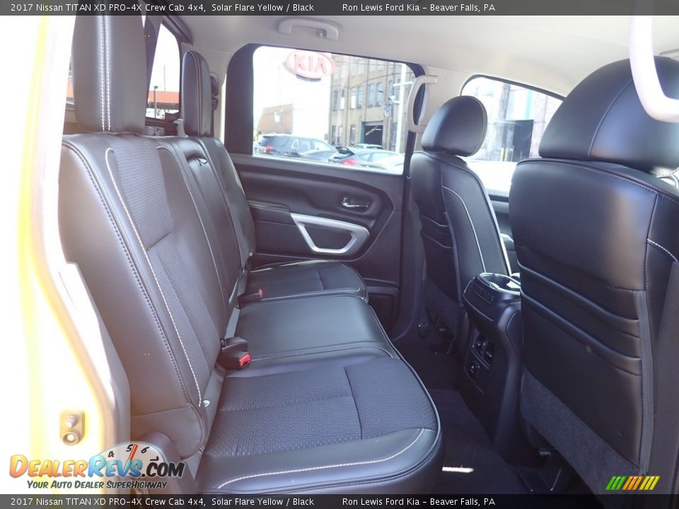 Rear Seat of 2017 Nissan TITAN XD PRO-4X Crew Cab 4x4 Photo #10