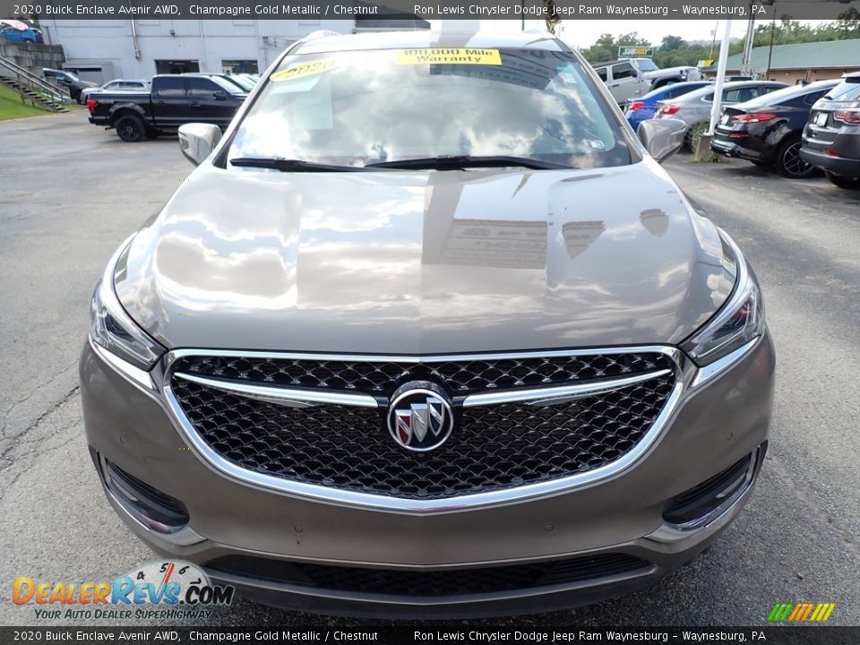 2020 Buick Enclave Avenir AWD Champagne Gold Metallic / Chestnut Photo #9