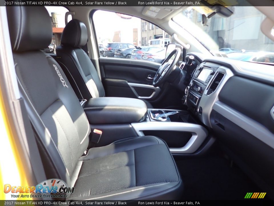 Front Seat of 2017 Nissan TITAN XD PRO-4X Crew Cab 4x4 Photo #11