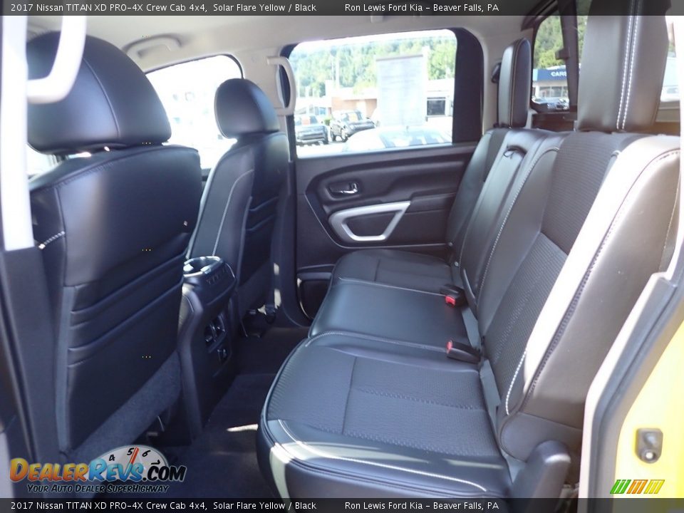 Rear Seat of 2017 Nissan TITAN XD PRO-4X Crew Cab 4x4 Photo #12