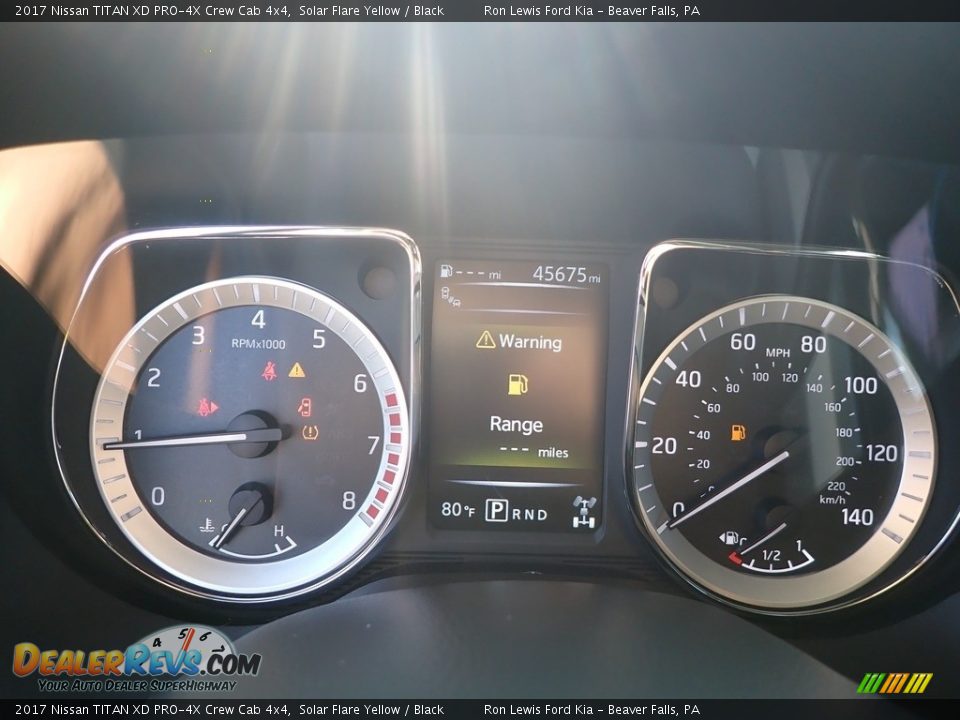 2017 Nissan TITAN XD PRO-4X Crew Cab 4x4 Gauges Photo #16