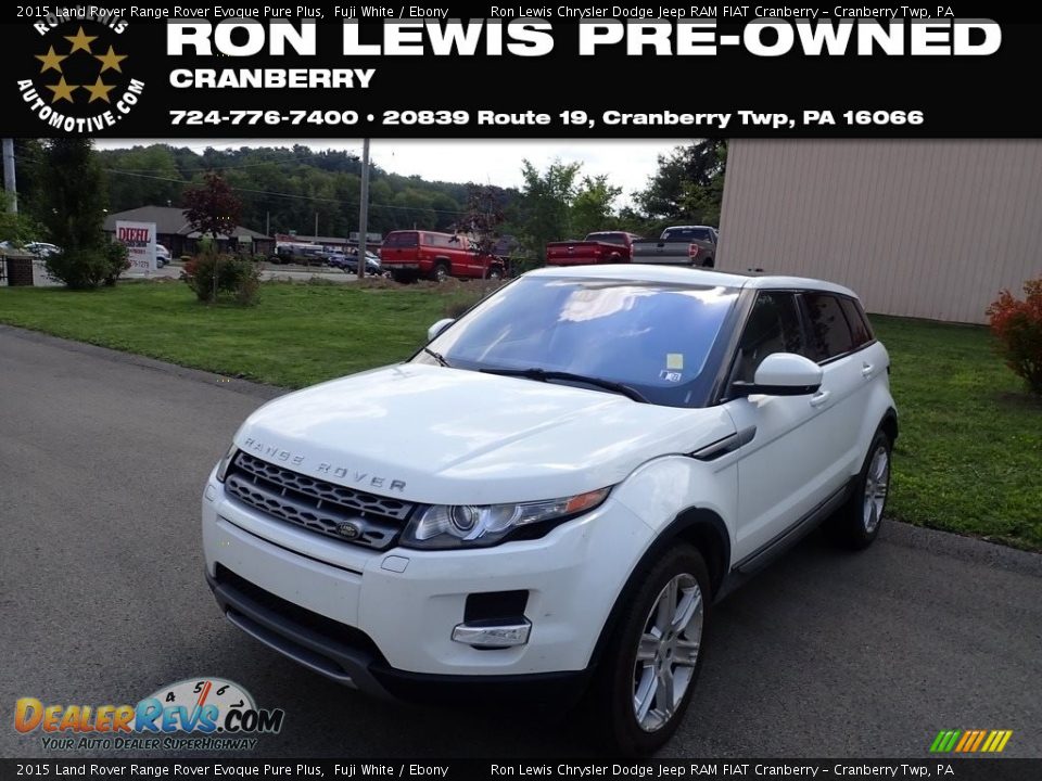 2015 Land Rover Range Rover Evoque Pure Plus Fuji White / Ebony Photo #1