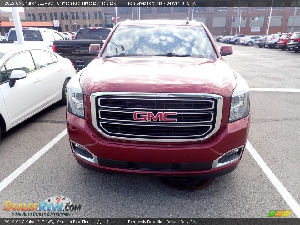 2019 GMC Yukon SLE 4WD Crimson Red Tintcoat / Jet Black Photo #2