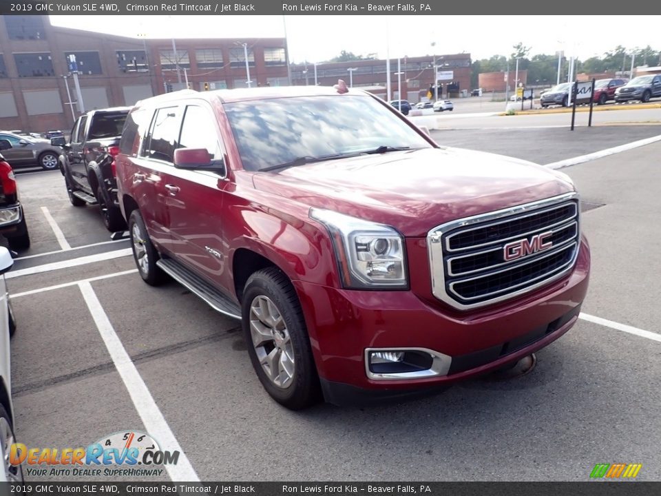 2019 GMC Yukon SLE 4WD Crimson Red Tintcoat / Jet Black Photo #3