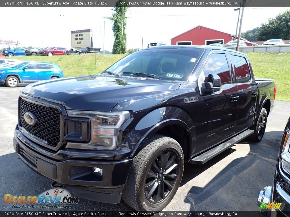 2020 Ford F150 XLT SuperCrew 4x4 Agate Black / Black Photo #1