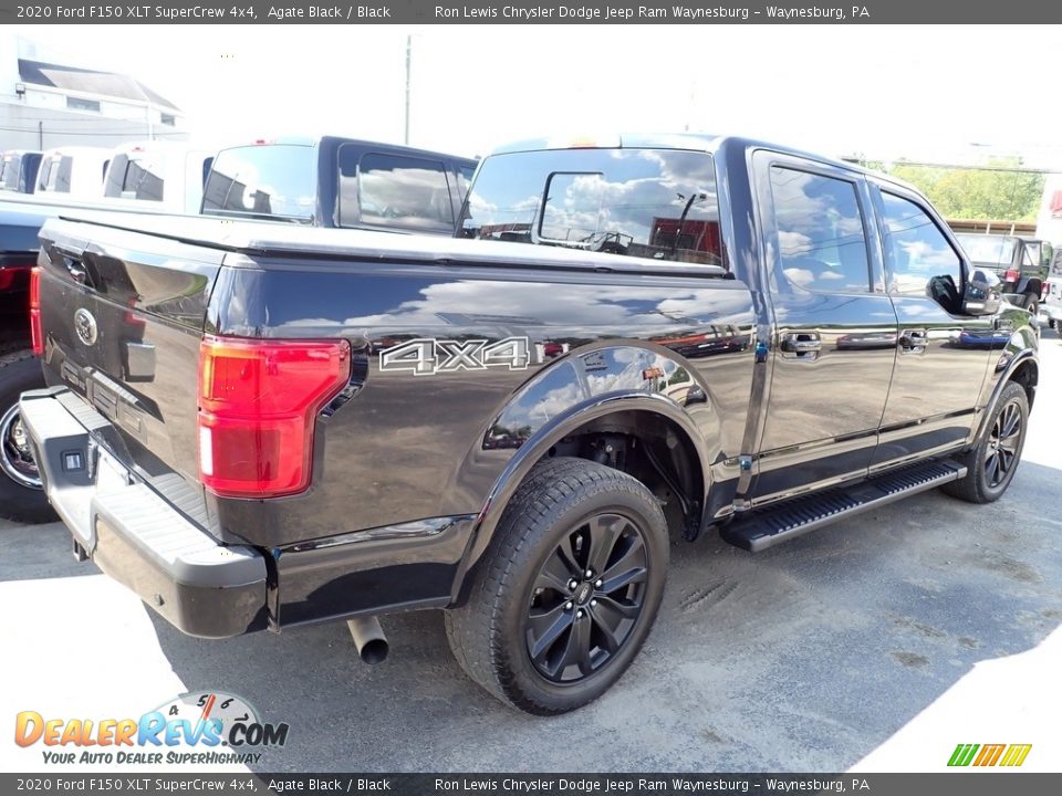 2020 Ford F150 XLT SuperCrew 4x4 Agate Black / Black Photo #3