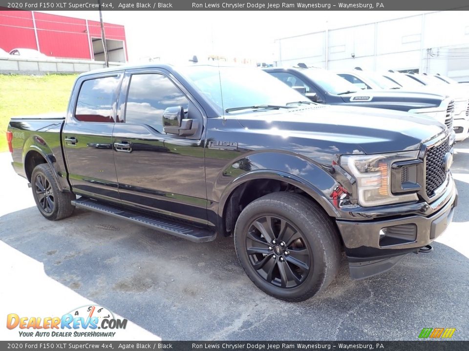 2020 Ford F150 XLT SuperCrew 4x4 Agate Black / Black Photo #4