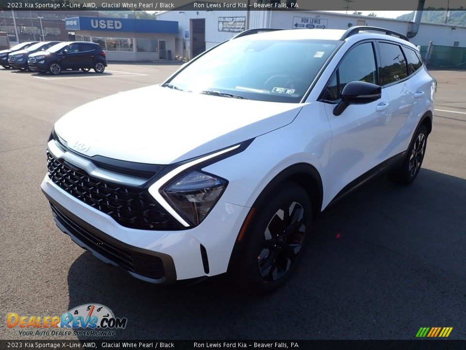 2023 Kia Sportage X-Line AWD Glacial White Pearl / Black Photo #4