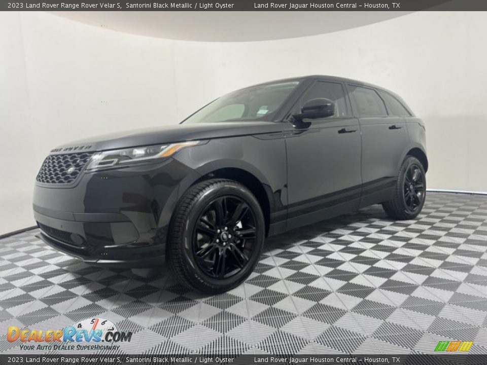 2023 Land Rover Range Rover Velar S Santorini Black Metallic / Light Oyster Photo #1