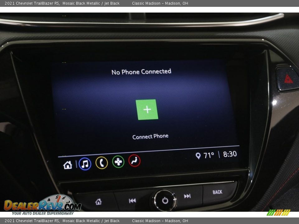 2021 Chevrolet TrailBlazer RS Mosaic Black Metallic / Jet Black Photo #12