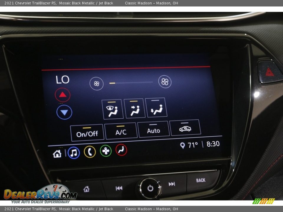 2021 Chevrolet TrailBlazer RS Mosaic Black Metallic / Jet Black Photo #13