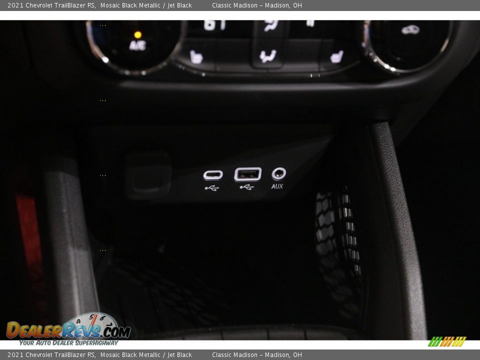 2021 Chevrolet TrailBlazer RS Mosaic Black Metallic / Jet Black Photo #16