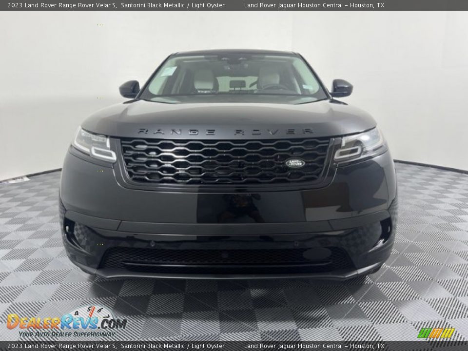 2023 Land Rover Range Rover Velar S Santorini Black Metallic / Light Oyster Photo #7