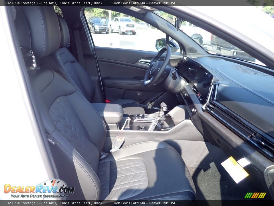2023 Kia Sportage X-Line AWD Glacial White Pearl / Black Photo #10