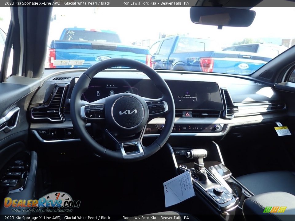 2023 Kia Sportage X-Line AWD Glacial White Pearl / Black Photo #13