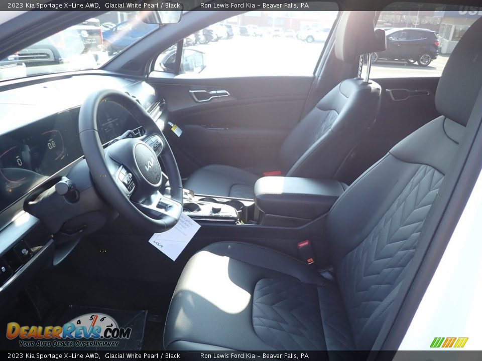2023 Kia Sportage X-Line AWD Glacial White Pearl / Black Photo #14