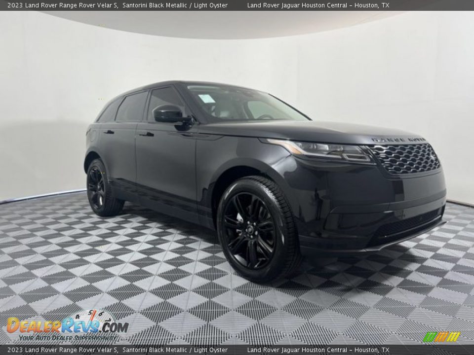 2023 Land Rover Range Rover Velar S Santorini Black Metallic / Light Oyster Photo #11