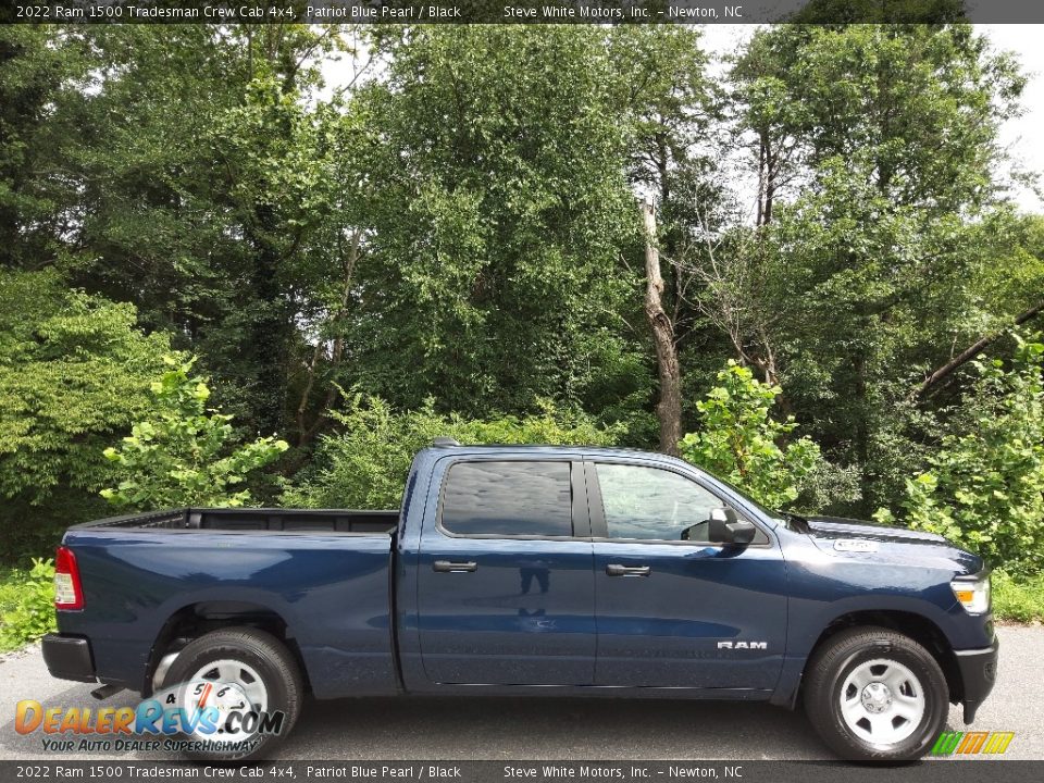 2022 Ram 1500 Tradesman Crew Cab 4x4 Patriot Blue Pearl / Black Photo #5