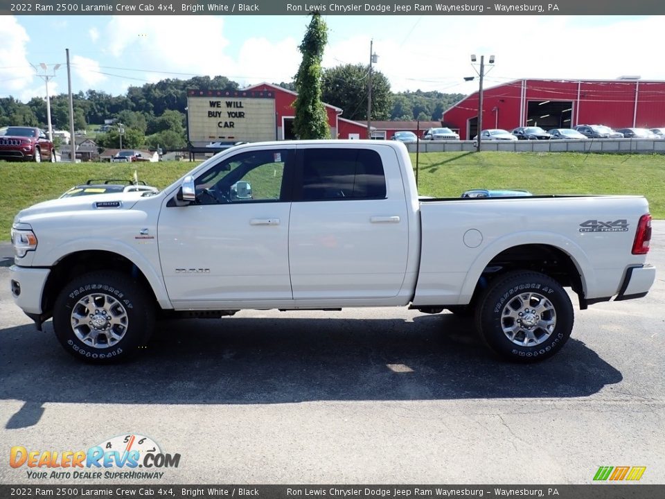 2022 Ram 2500 Laramie Crew Cab 4x4 Bright White / Black Photo #2