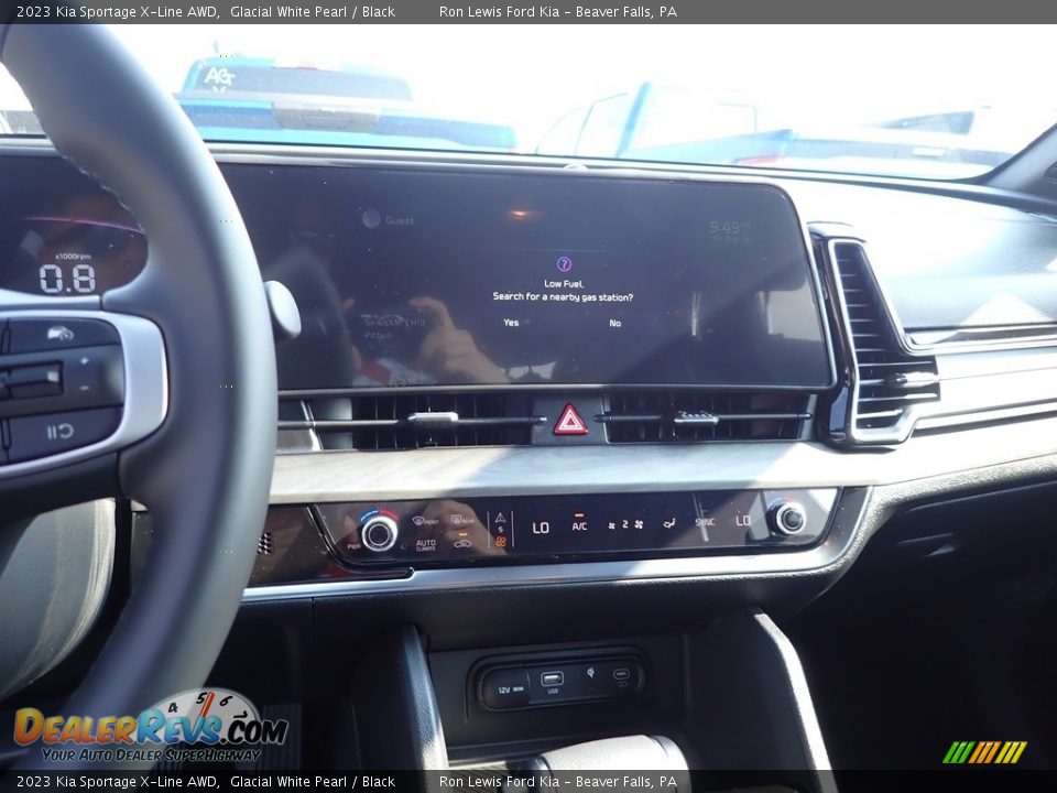 2023 Kia Sportage X-Line AWD Glacial White Pearl / Black Photo #17
