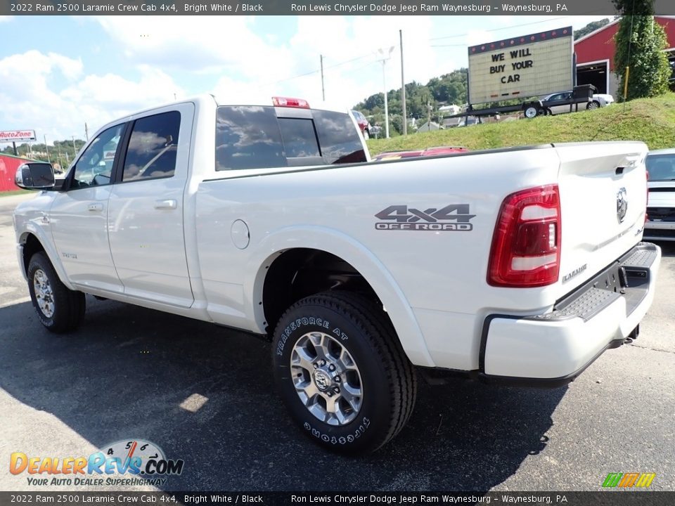 2022 Ram 2500 Laramie Crew Cab 4x4 Bright White / Black Photo #3