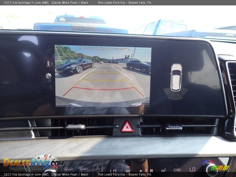 2023 Kia Sportage X-Line AWD Glacial White Pearl / Black Photo #18