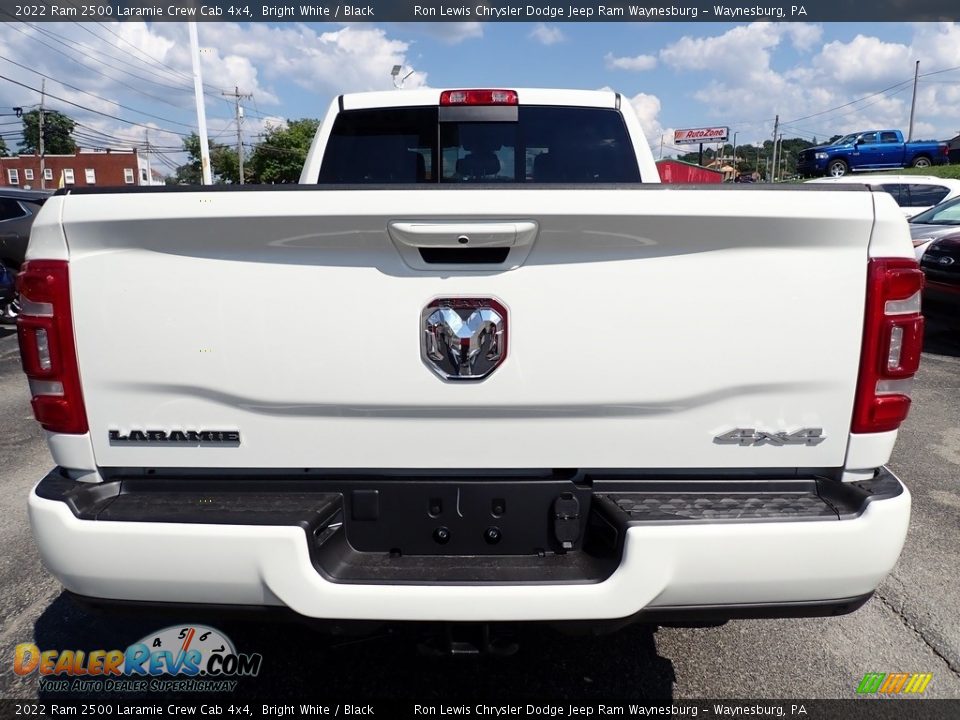 2022 Ram 2500 Laramie Crew Cab 4x4 Bright White / Black Photo #4