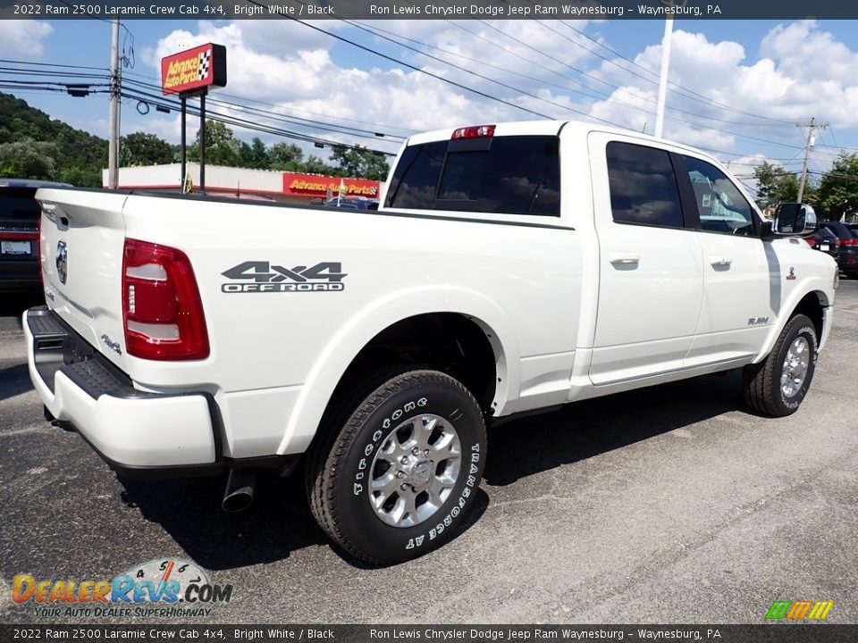 2022 Ram 2500 Laramie Crew Cab 4x4 Bright White / Black Photo #5