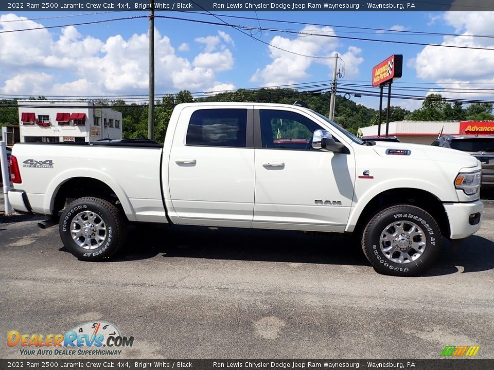 2022 Ram 2500 Laramie Crew Cab 4x4 Bright White / Black Photo #6