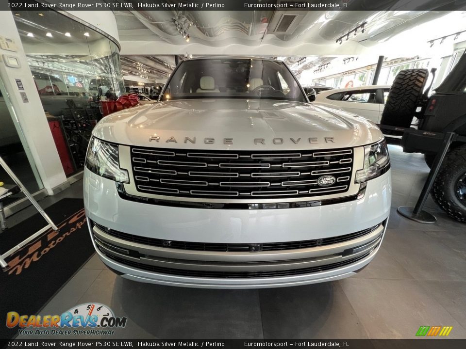 2022 Land Rover Range Rover P530 SE LWB Hakuba Silver Metallic / Perlino Photo #1