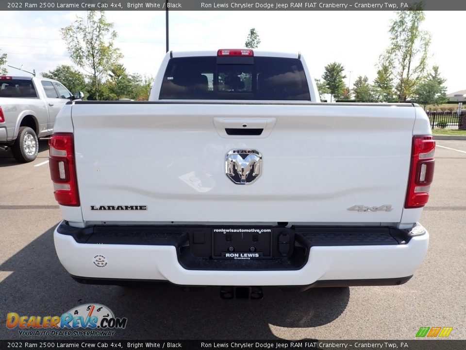 2022 Ram 2500 Laramie Crew Cab 4x4 Bright White / Black Photo #4