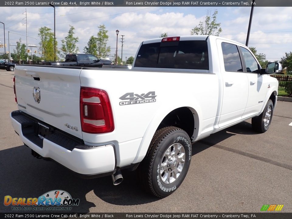 2022 Ram 2500 Laramie Crew Cab 4x4 Bright White / Black Photo #5