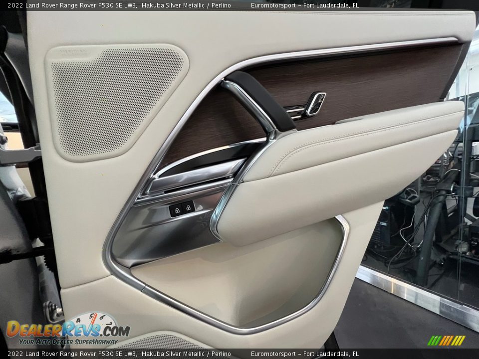 2022 Land Rover Range Rover P530 SE LWB Hakuba Silver Metallic / Perlino Photo #5