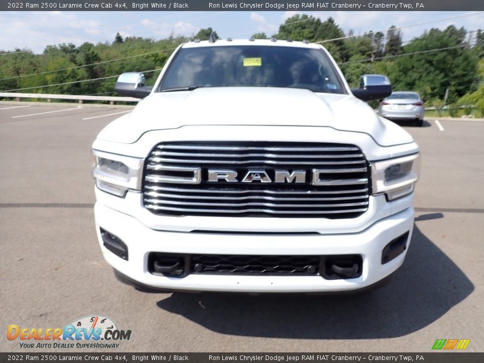 2022 Ram 2500 Laramie Crew Cab 4x4 Bright White / Black Photo #8