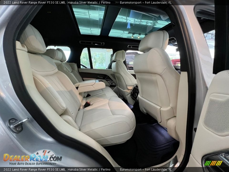 2022 Land Rover Range Rover P530 SE LWB Hakuba Silver Metallic / Perlino Photo #7