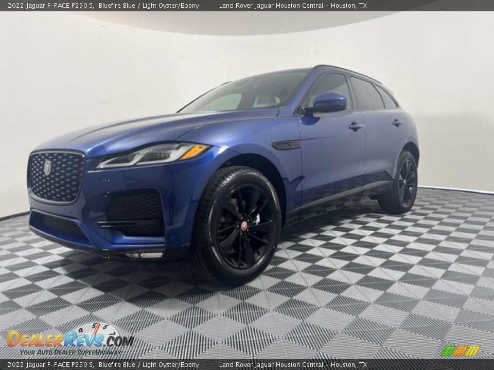 2022 Jaguar F-PACE P250 S Bluefire Blue / Light Oyster/Ebony Photo #1