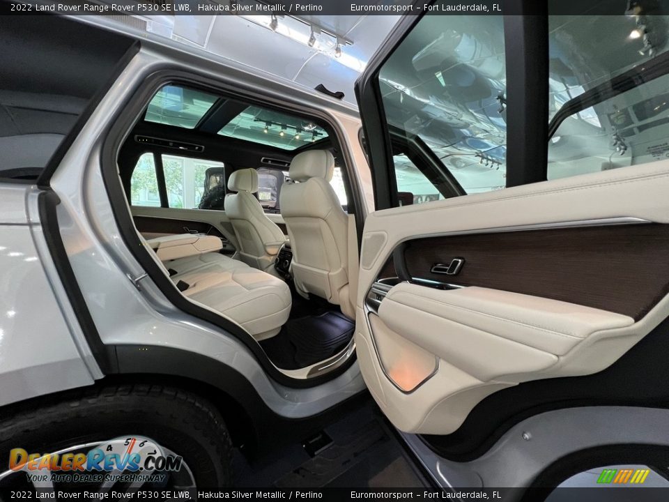 2022 Land Rover Range Rover P530 SE LWB Hakuba Silver Metallic / Perlino Photo #8
