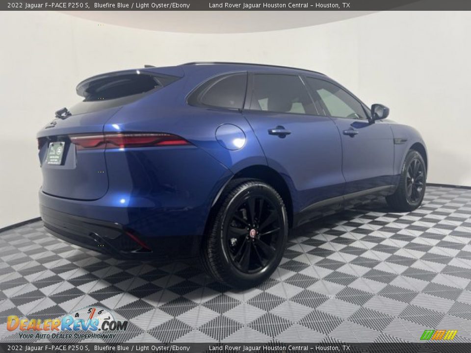 2022 Jaguar F-PACE P250 S Bluefire Blue / Light Oyster/Ebony Photo #2